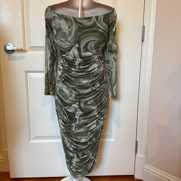 NWT AFRM Los Angeles Sienna Mesh Dress, sz XL - Picture 6 of 8